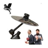 Car Crash Cymbal Air Vent, 360 Rotating, Easy Install, Silver