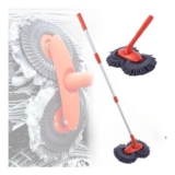 Car Wash Mop with Telescopic Rotating Head, Microfiber Brush
