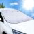Car Windscreen Cover, Windscreen Sun Shade Protective Windshield Cover 9 Magnet, Heavy Duty Thickened Windshield Cover for Car, SUV, Block UV Rays in Summer/Protects Glass in Winter