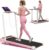Cardirun Walking Pad with Incline, 6 in 1 Folding Treadmills for Home Foldable with Handle Bar, 3.0HP Under Desk Treadmill, Running Machine Walk Pad, 3 Control Methods & 145kg Capacity