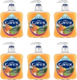 Carex ZOG Fiery Fresh Antibacterial Hand Wash, Clean & Protects Hands, Bulk Buy, Pack of 6 x 250ml