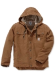 Carhartt Sherpa Lined Washed Duck Cotton Bartlett Utility Jacket Brown or Black all sizes