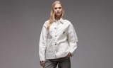 Carhartt WIP michigan coat in white Sizes UK 6,8,10 and 12