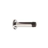 Carlisle Brass Wall Mounted Cylinder Door Stop with Rose – Polished Chrome, 1 Set, 1 Piece
