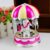 Carousel Horse Music Box,Colorful Changing LED Lights Musical Snow Globe,Musical Ornament Gifts for Women Girls Mom Daughter Birthday Mothers Day Valentines Day(Pink,Dome)