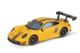 Carrera Hybrid 50051001 Porsche 911 GT3 R Speed Yellow 1:50 Scale AI-Supported Race Car with Working Lights & USB-C