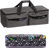 Carrying Bag Compatible with Cricut Explore Air and Maker, Waterproof Tote Bag Compatible with Cricut Explore Air and Supplies (Grey-Star, 11)