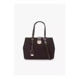 Carvela Dark Raffia Tote Bag