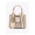 Carvela Gold Metallic Tote Bag