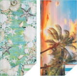 Casa Platino 2-Pack Microfiber Beach Towels Extra Large 71×32 Lightweight, Sand-Free, Quick-Dry Travel, Swim, Pool, Yoga, Camping Towels for Adults & Kids Beach Essentials – Coco Beach