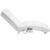 Casaria Chaise Lounge London White with Massage & Heating Function