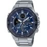 Casio Edifice 48mm Bluetooth Blue Dial Steel Mens Solar Powered Watch ECB-950DB-2AEF
