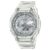 Casio G-Shock Silver Dial Clear Resin Strap Watch