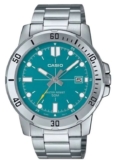 Casio Standard Analog Stainless Steel Turquoise Blue Dial Quartz MTP-VD01D-3E2V Mens Watch (1 Year Warranty) – w/Code (Inc Fees & Taxes)