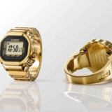 Casio Vintage 50th Anniversary Ring Watch ( Gold / All Stainless Steel / CRW-001G-9 )