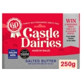 Castle Dairies Salted Butter with Anglesey Halen Mon Sea Salt 250g – Clubcard Price