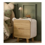 Casual Boucle Oyster Bear Bedside Table