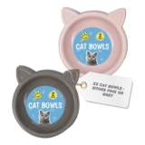 Cat Bowls, 2-Pack, Assorted Colors