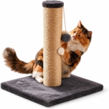 Cat Scratching Post with Plush Base, Stable Vertical Cat Scratch Tower