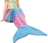 Catalonia Classy Plush Animal Tail Blanket for Teen Child Kids, Soft Warm Micro Fleece Sleeping Multi-color Blanket for All Seasons