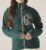 Cath Kidston Full Zip Fleece Deep Pine/ Ivory Cream (limited stock) with code