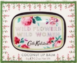 Cath Kidston Lip Balm 6g in Display Tray and Compact Mirror, Shea and Cocoa Seed Butter, Travel Size, Vegan and Cruelty Friendly, Birthday and Beauty Gift for Her, Nourishes and Softens