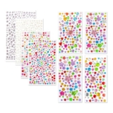 CavspkArt 1776pcs Gem Stickers, Self-Adhesive Multicolor Rhinestones