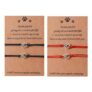 CavspkArt 4Pcs Dog Memorial Bracelets Gift Set