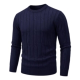 Cavva Mens Jumper Crew Neck Knit Sweater