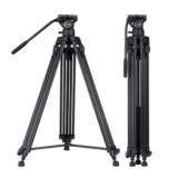 Cayer BV30L Tripod, 72in, Aluminum, 360 Fluid Drag Head, DSLR