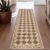 Cekene Runner Rugs for Hallway 65x180cm Non-Slip Kitchen Rug Washable Modern Carpet Runners for Hall Entryway Laundry Bedroom(Brown)