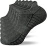 Cevapro Mens Trainer Socks 6 Pairs, Breathable Cotton Anti Blister Socks Women, Non Slip Running Socks Low Cut Sports Socks Multipack