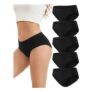 Cevapro No-VPL Seamless Womens Low-Rise Knickers 5 Pack
