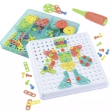 Chad Valley Create & Screw Mosaic Building Kit – free click and collect