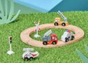 Chad Valley Oval Wooden Train Track Set £7 / Alfie & Joe Wooden Train Set £10.50 / Wooden Dinosaur Themed Train Set £11.20 w/code – Free C&C