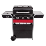 Char-Broil Gas2Coal 330 – 3 Burner Dual Fuel BBQ Grill with Side Burner Free Char-Broil Universal Rotisserie With Code