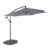 Charcoal Grey 3M Leanover Parasol