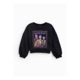 Charcoal KPop Demon Hunters Graphic Sweatshirt 13