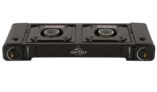 Charles Bentley Odyssey Black Camping Double Gas Stove