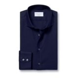 Charles Tyrwhitt Mens Slim Fit Non-Iron Cotton Shirt Navy