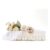 CharmBurst Macram Rectangular Storage Basket, Cotton Rope, Boho Beige, Tassels