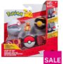Charmander Clip N Go Belt Set – 2-Inch Charmander Battle Figure with Clip N Go Belt plus Premier and Luxury Ball Accessories – Free C&C