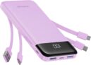 Charmast Power Bank with Built in Cables X 4, 10000mAh Portable Charger