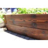 Charred Brushwood Sleeper – 100 x 150mm x 1.2m, Free C&C