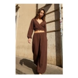 Cheesecloth Long Sleeve Wrap Top – Extra 10% Off, with Code: EXTRA