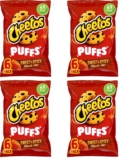 Cheetos Puffs Sweet and Spicy Flamin Hot Multipack Crisps 6x13g (Pack of 4) – S&S £3.81