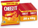 Cheez-It Snapd Double Cheese Baked Snacks, 20x40g