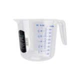 Chef Aid 1L Plastic Measuring Jug, BPA-Free, Transparent