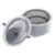 Chef Aid Clear Plastic Salad Spinner & Vegetable Dryer, 4.4 Litre Capacity, Easy Spin Mechanism, 24.5cm x 16cm