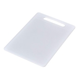 Chef Aid Large White Poly Chopping Board, Anti-Slip, 40x30x0.4 Cm